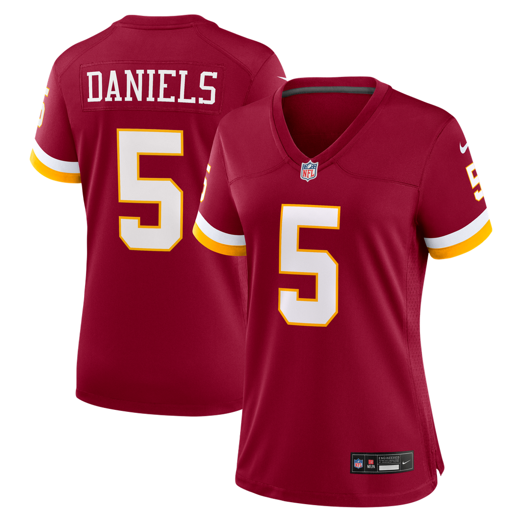 Jayden Daniels Washington Commanders Women's Game Super Bowl Era Jersey - White