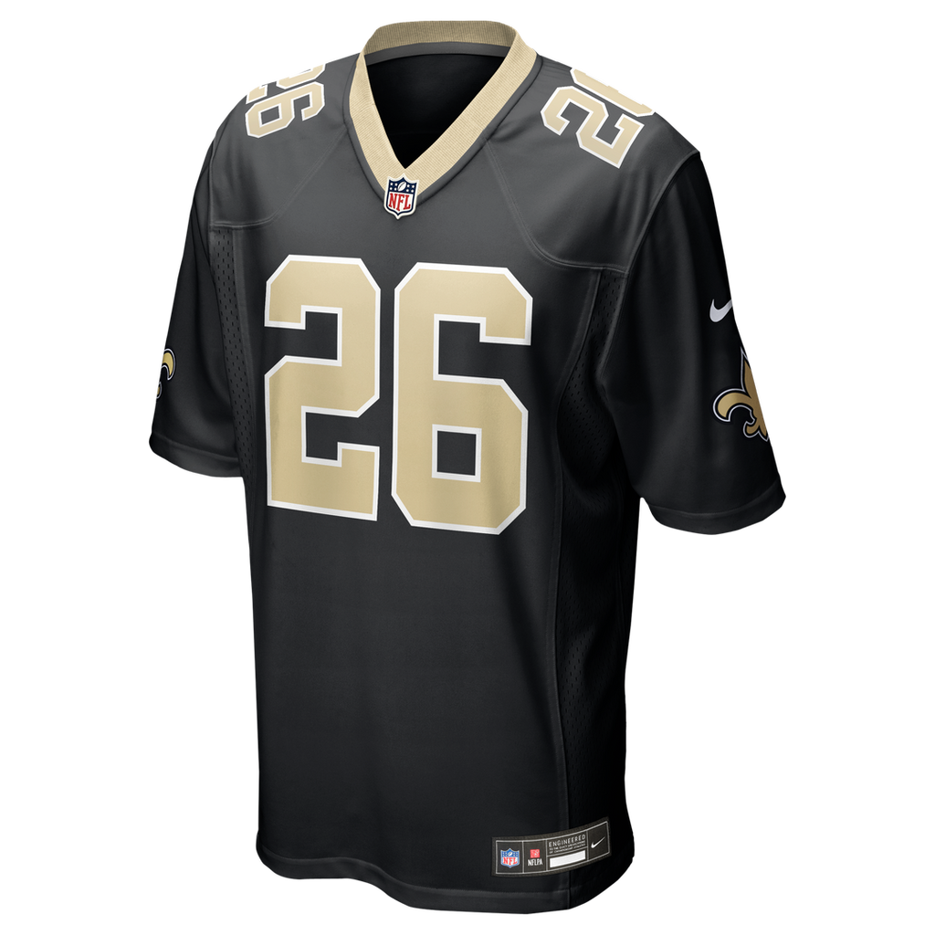 Deuce McAllister New Orleans Saints Game Retired Player Jersey - Black