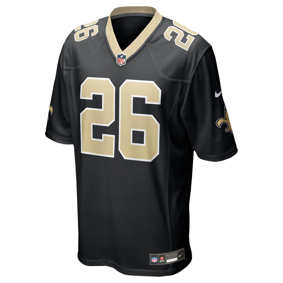 Deuce McAllister New Orleans Saints Game Retired Player Jersey - Black