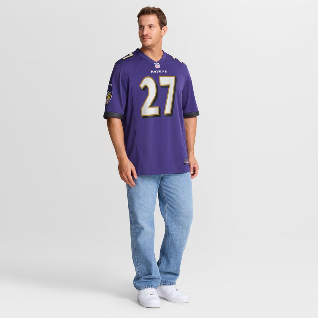 T.J. Tampa Baltimore Ravens Team Game Jersey - Purple