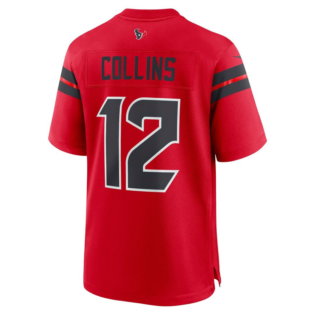 Nico Collins Houston Texans Alternate Game Jersey - Red