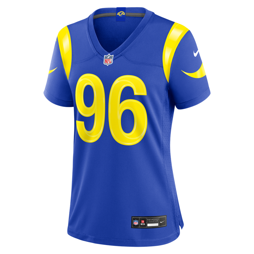 Tim Keenan III Los Angeles Rams Women's Team Game Jersey - Royal