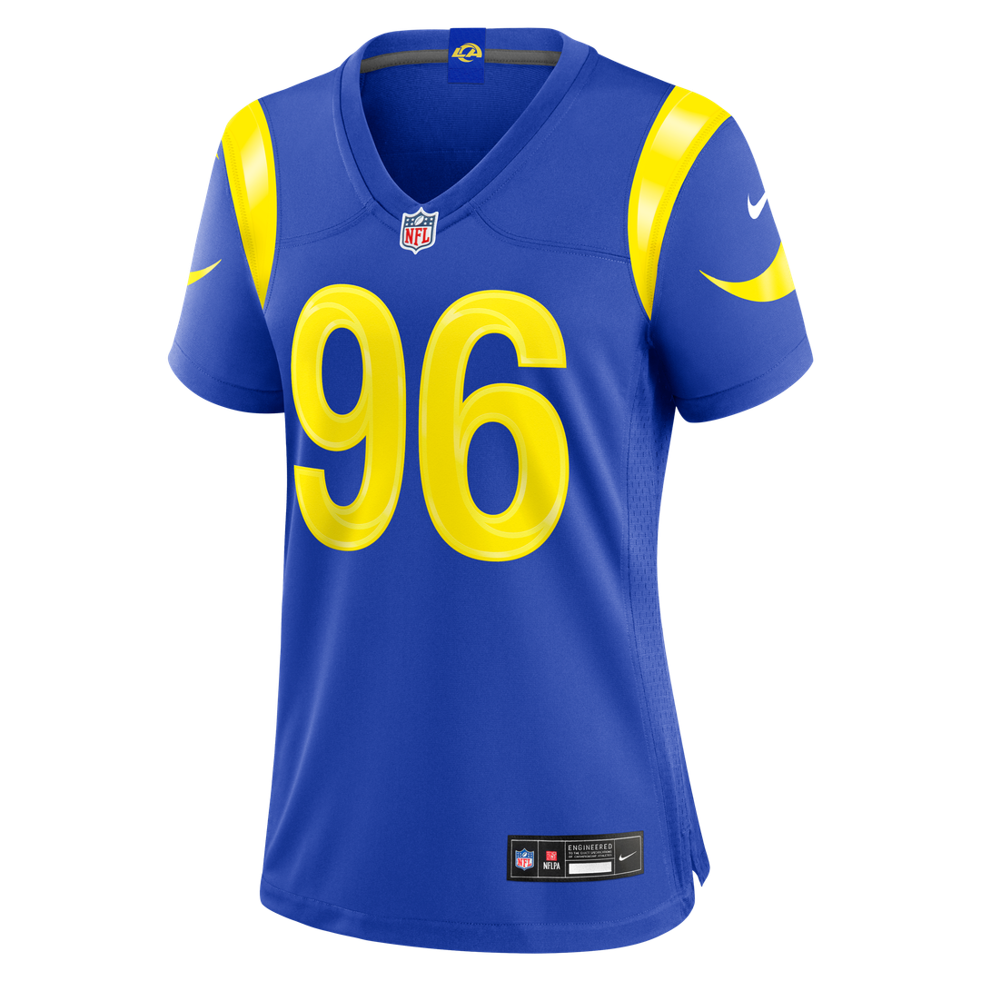 Tim Keenan III Los Angeles Rams Women's Team Game Jersey - Royal