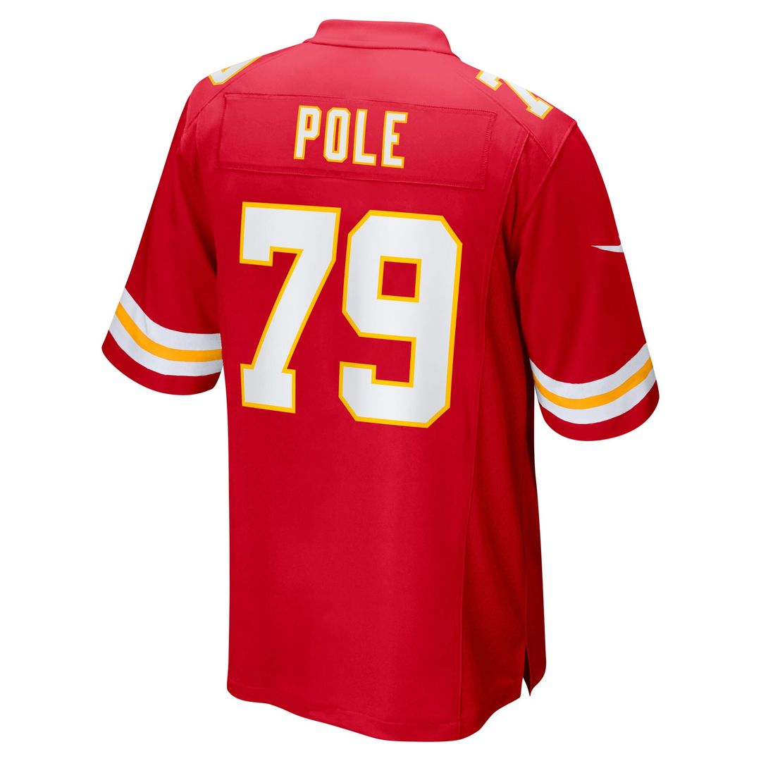 Esa Pole Kansas City Chiefs Team Game Jersey - Red