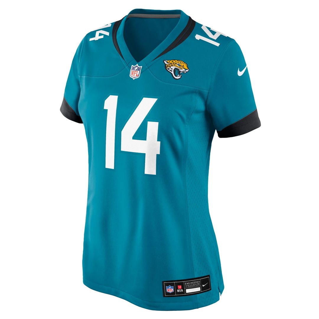 Nick Mullens Jacksonville Jaguars Women's Team Game Jersey - Teal