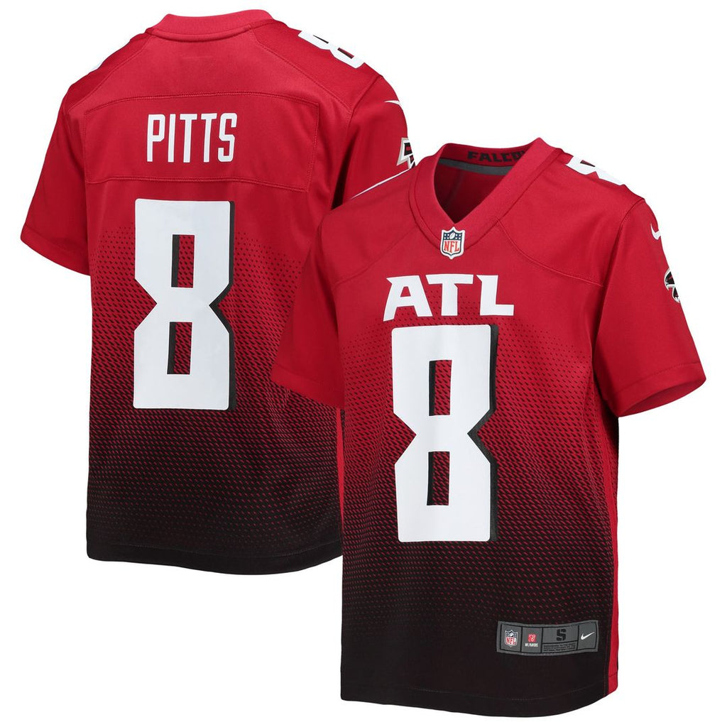 Kyle Pitts Sr. Atlanta Falcons Youth Game Jersey - Red
