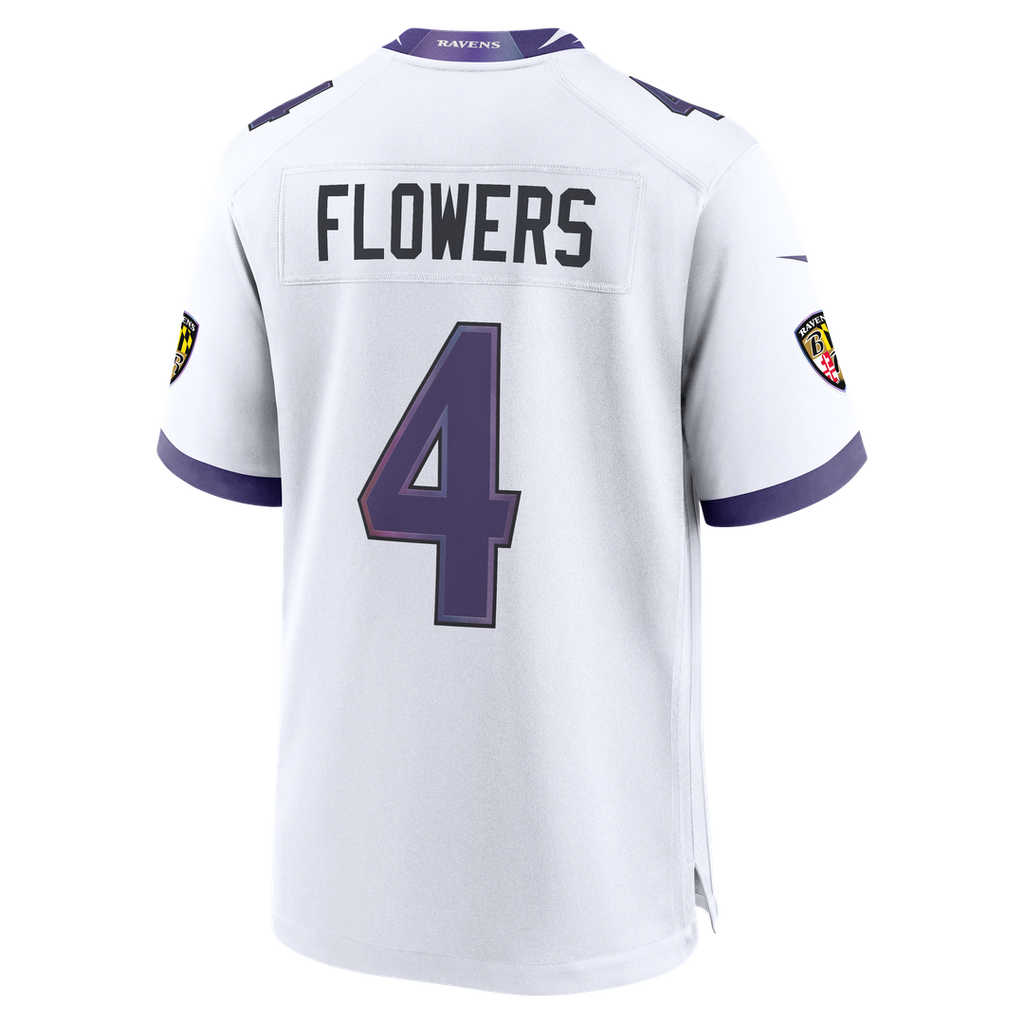 Zay Flowers Baltimore Ravens Alternate Game Jersey - Purple