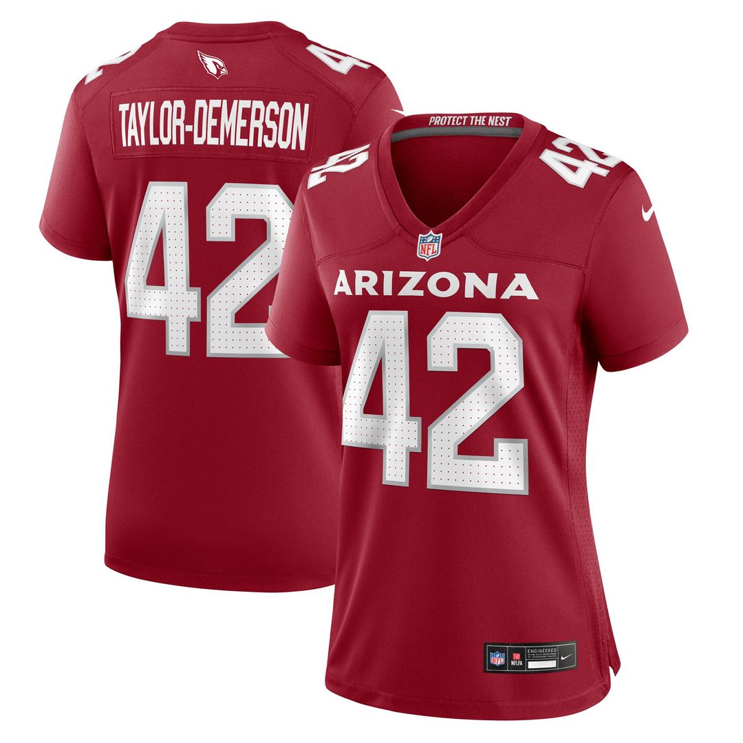 Dadrion Taylor-Demerson Arizona Cardinals Women's Game Jersey - Cardinal