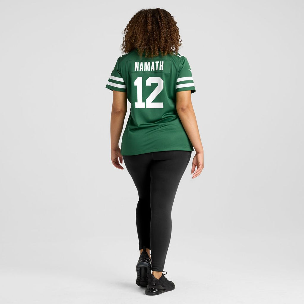 Joe Namath New York Jets Women's Retired Player Alternate Game Jersey - Legacy Black