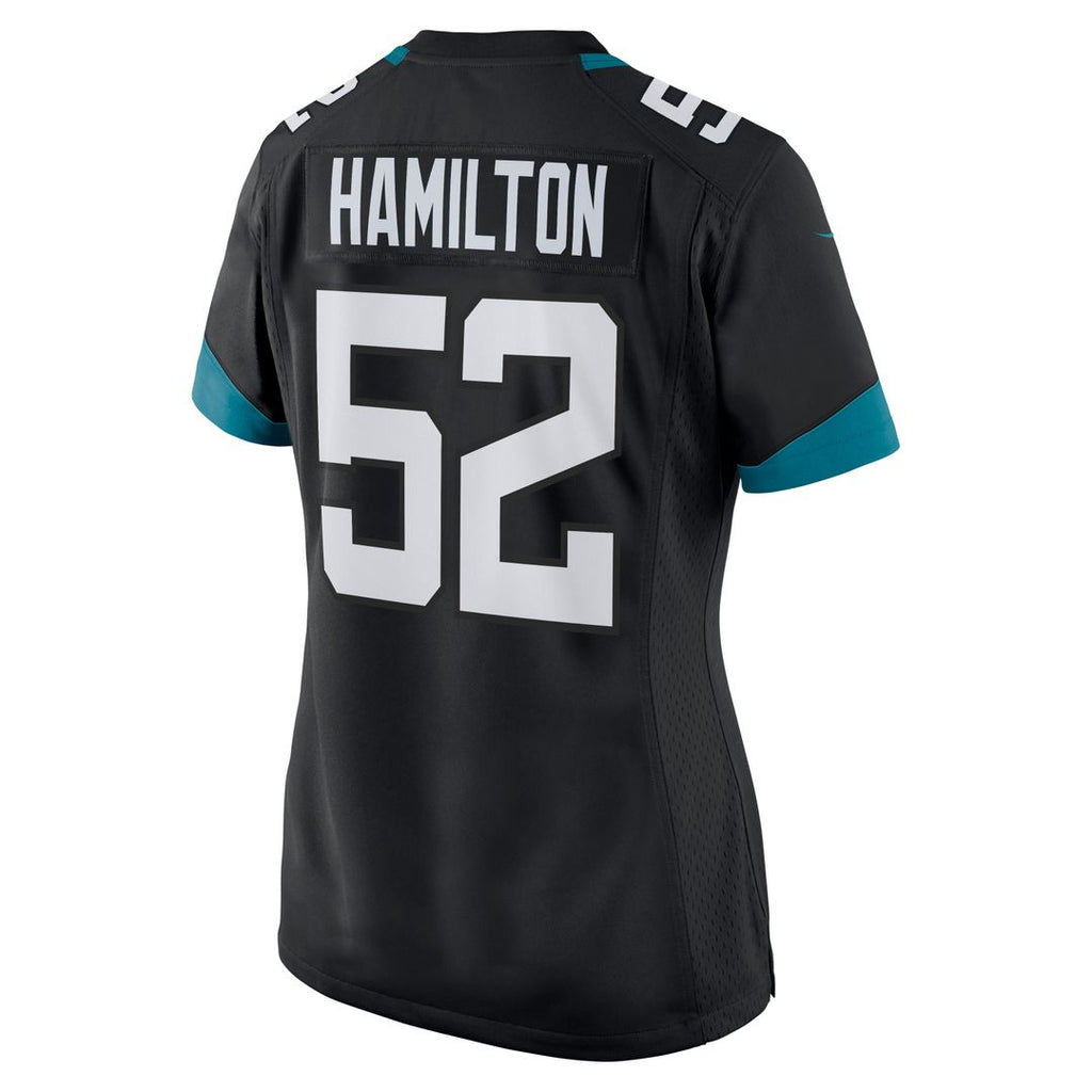 DaVon Hamilton Jacksonville Jaguars Women's Game Jersey - Teal