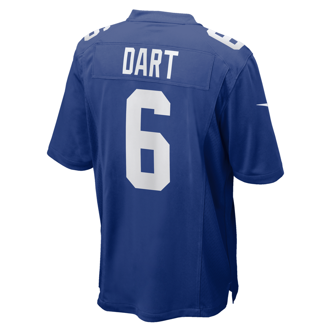 Jaxson Dart New York Giants Team Game Jersey - Royal