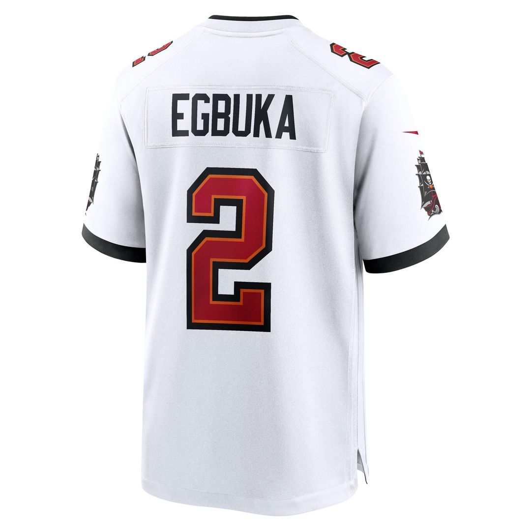 Emeka Egbuka Tampa Bay Buccaneers Game Jersey - White