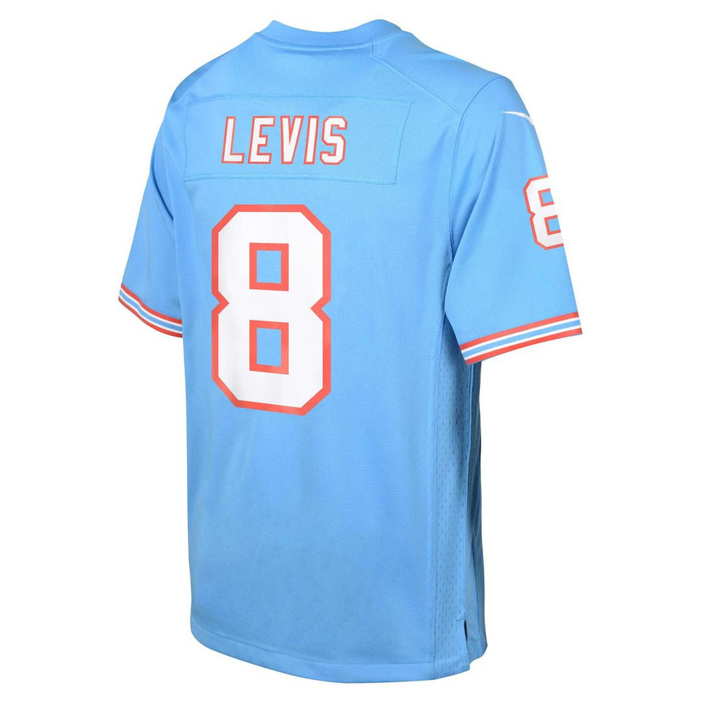 Will Levis Tennessee Titans Youth Game Jersey - Light Blue