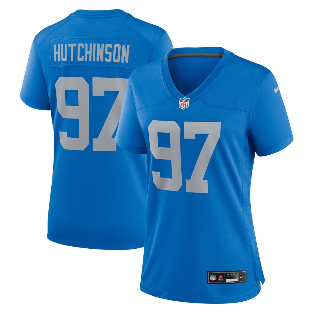 Aidan Hutchinson Detroit Lions Women's Game Jersey - White