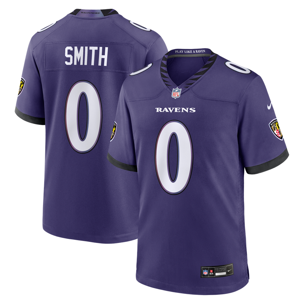 Roquan Smith Baltimore Ravens Team Game Jersey - Purple