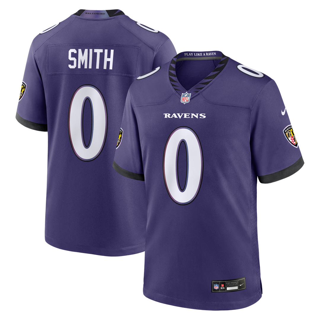 Roquan Smith Baltimore Ravens Team Game Jersey - Purple