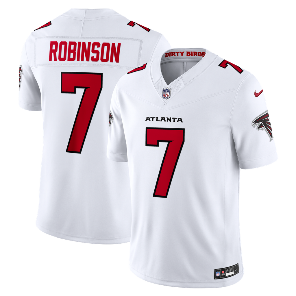 Bijan Robinson Atlanta Falcons Vapor F.U.S.E. Stitched Limited Jersey - White