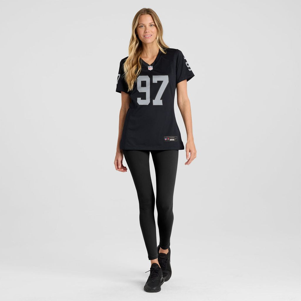 Tonka Hemingway Las Vegas Raiders Women's Team Game Jersey - Black