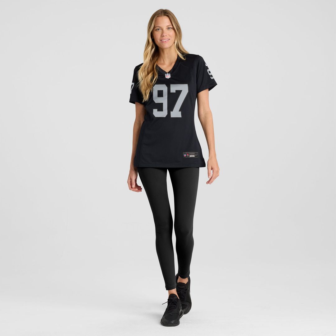 Tonka Hemingway Las Vegas Raiders Women's Team Game Jersey - Black