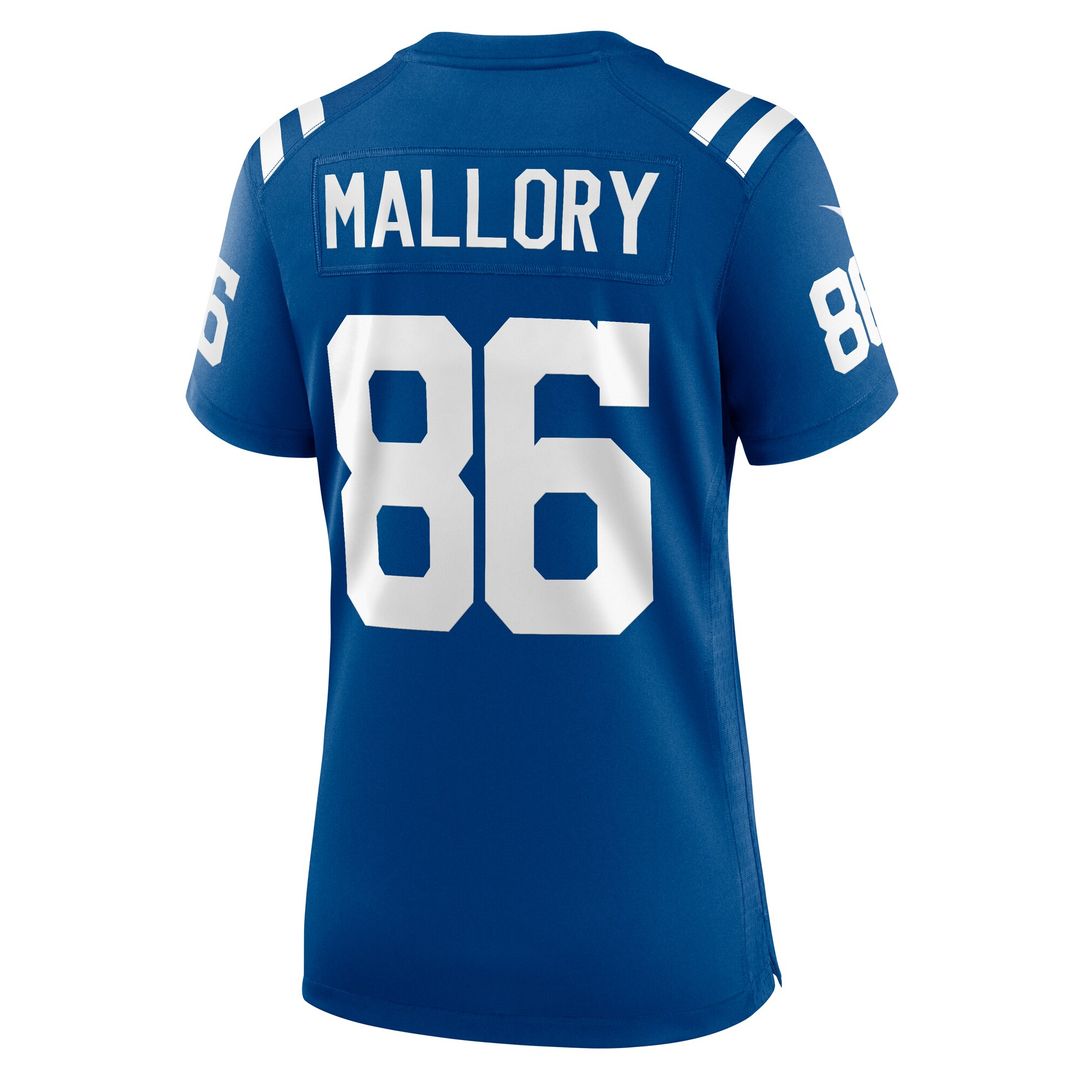 Will Mallory Indianapolis Colts Women's Team Game Jersey - Royal