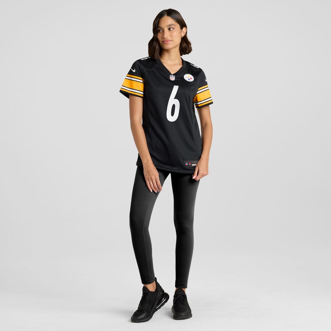 Patrick Queen Pittsburgh Steelers Women's Game Player Jersey - Black