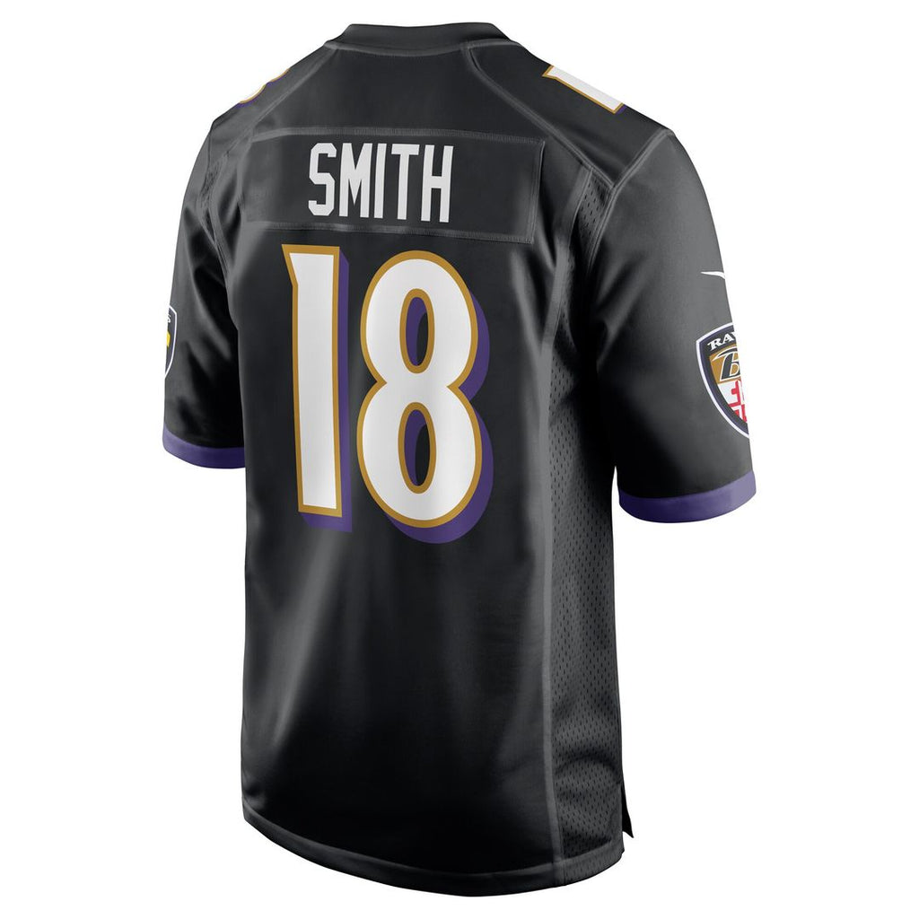 Roquan Smith Baltimore Ravens Alternate Game Jersey - Black