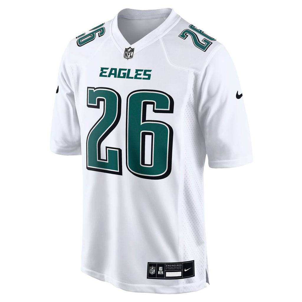 Saquon Barkley Philadelphia Eagles Fashion Game Jersey - Tundra White