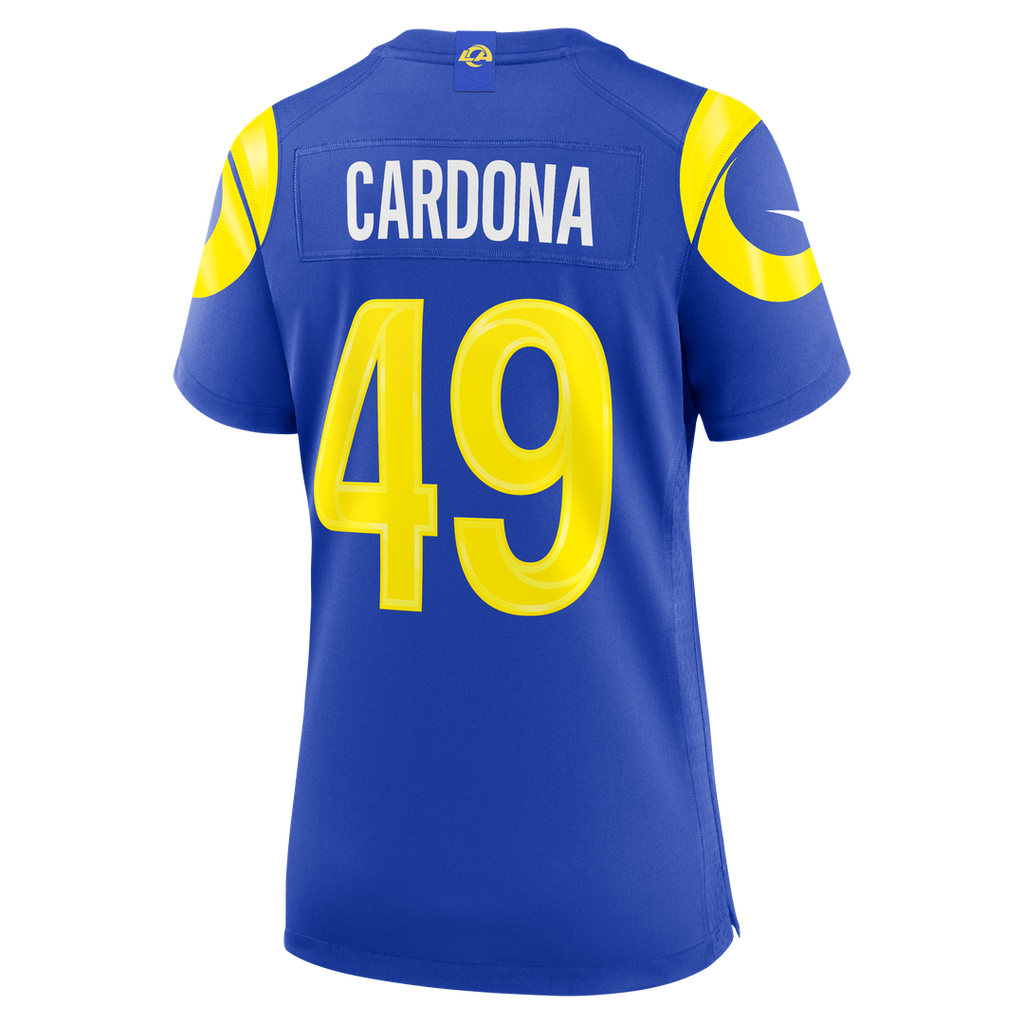 Joe Cardona Los Angeles Rams Women's Team Game Jersey - Royal