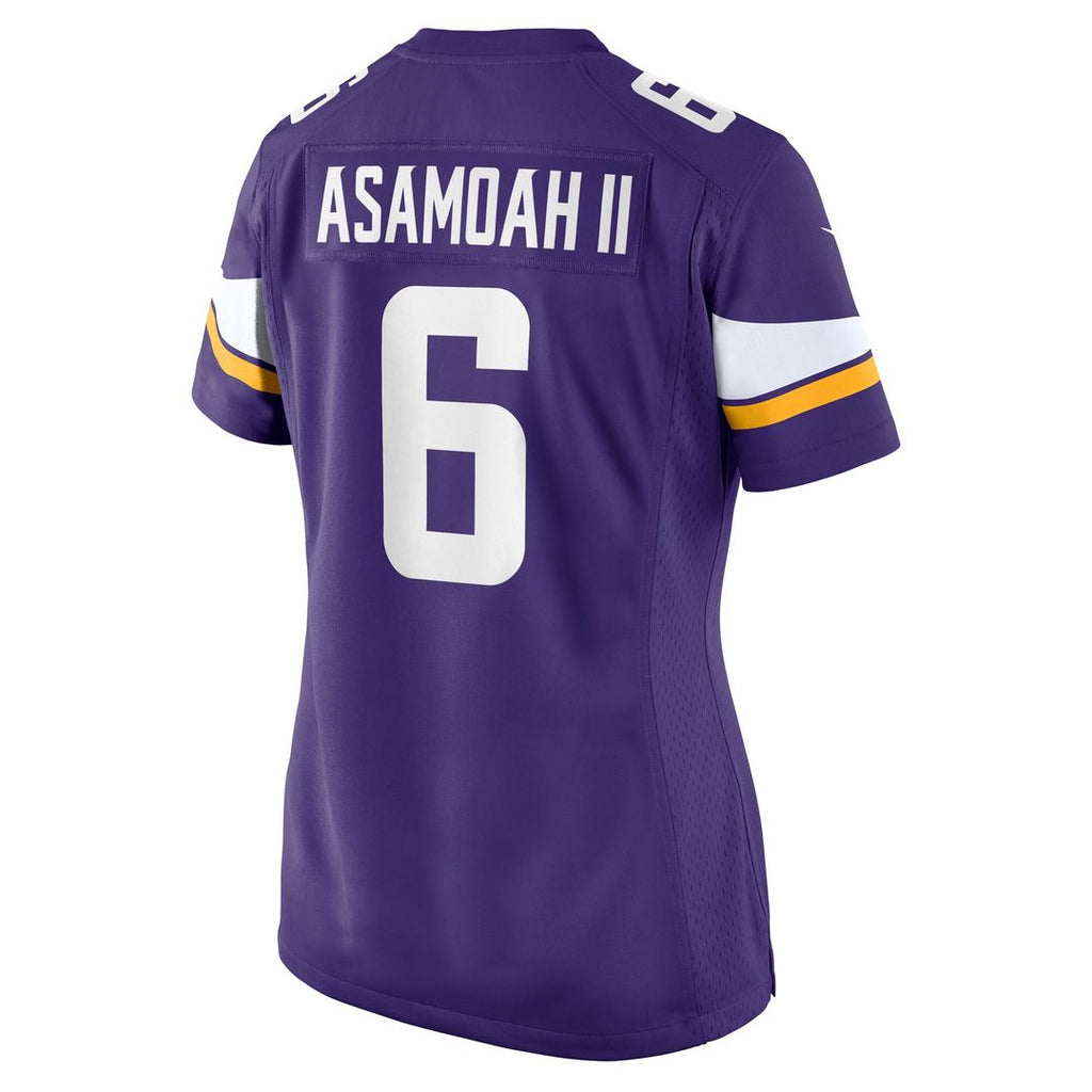 Brian Asamoah II Minnesota Vikings Women's Game Jersey - Purple