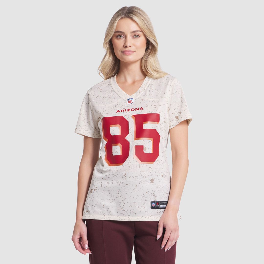 Trey McBride Arizona Cardinals Women's 2025 Rivalries Collection Game Jersey - Natural