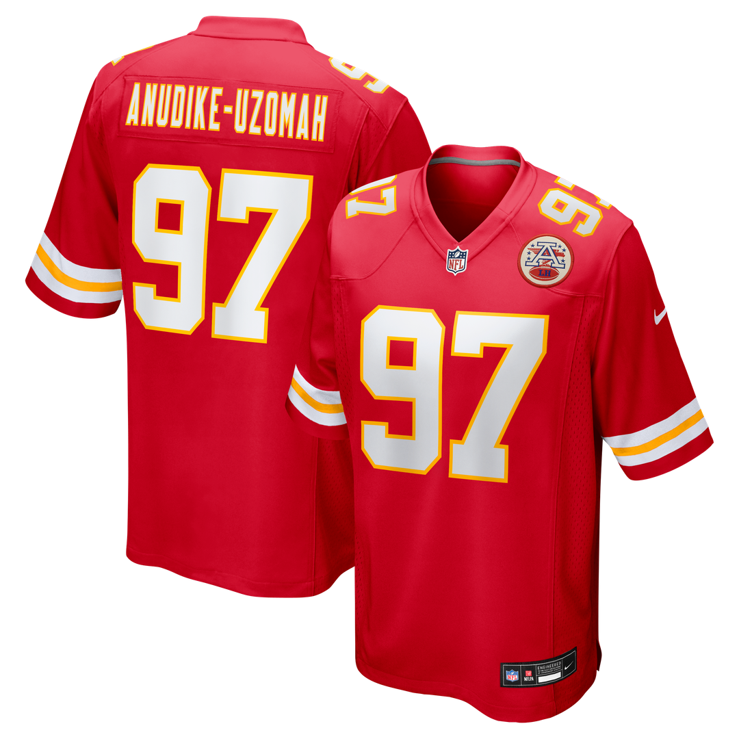 Felix Anudike-Uzomah Kansas City Chiefs Game Jersey - Red