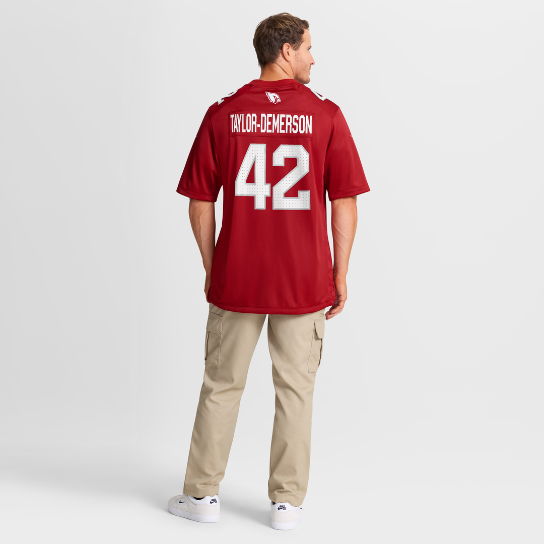 Dadrion Taylor-Demerson Arizona Cardinals Team Game Jersey - Cardinal