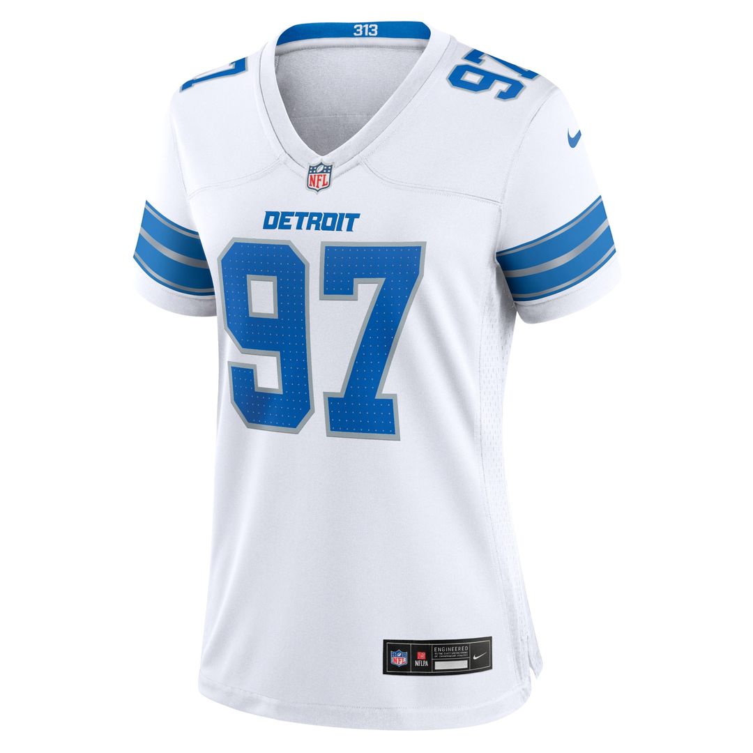 Aidan Hutchinson Detroit Lions Women's Game Jersey - White