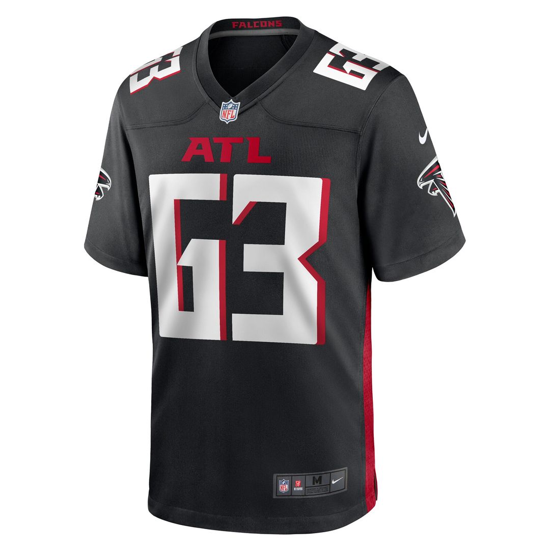 Chris Lindstrom Atlanta Falcons Team Game Jersey - Black