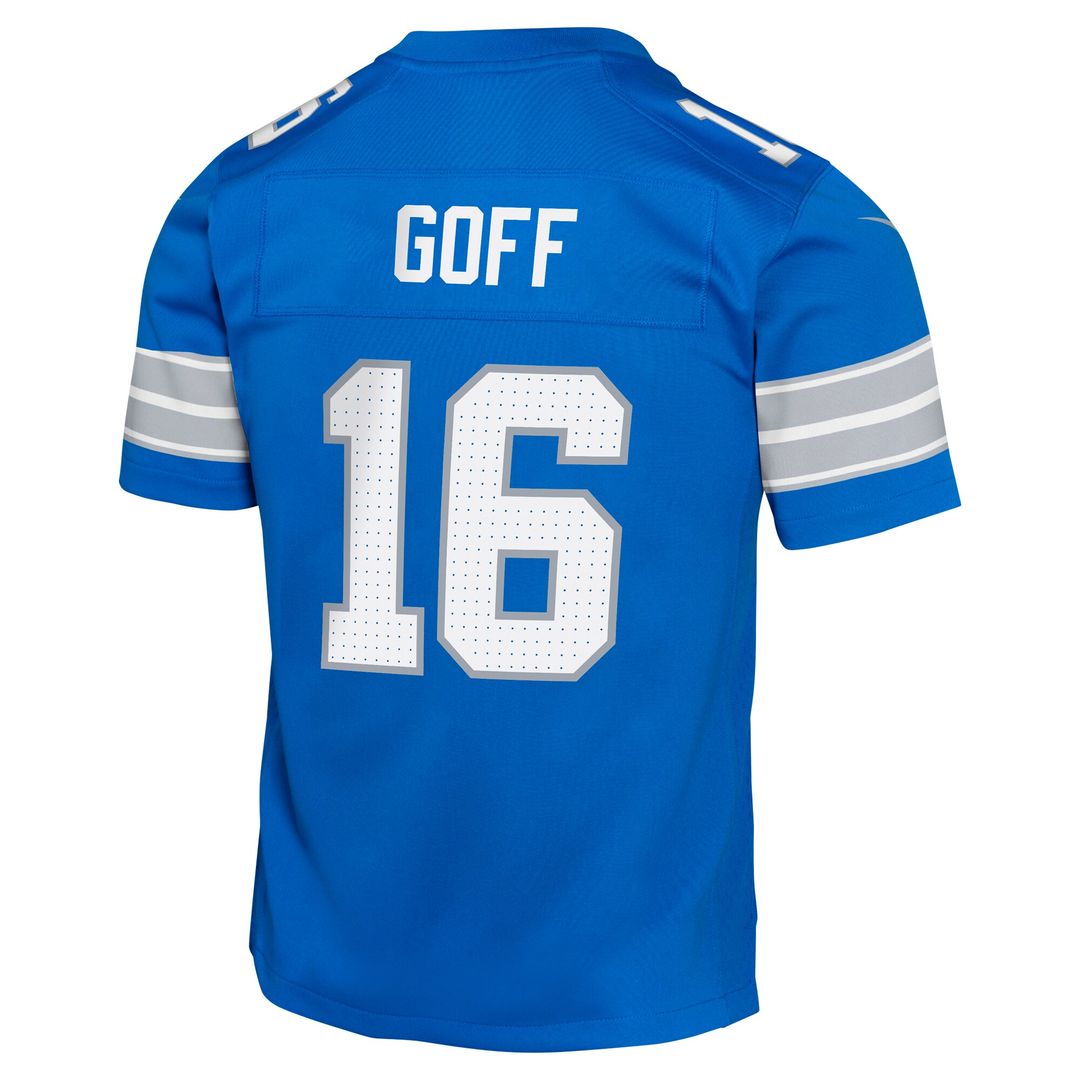 Jared Goff Detroit Lions Youth Game Jersey - Blue