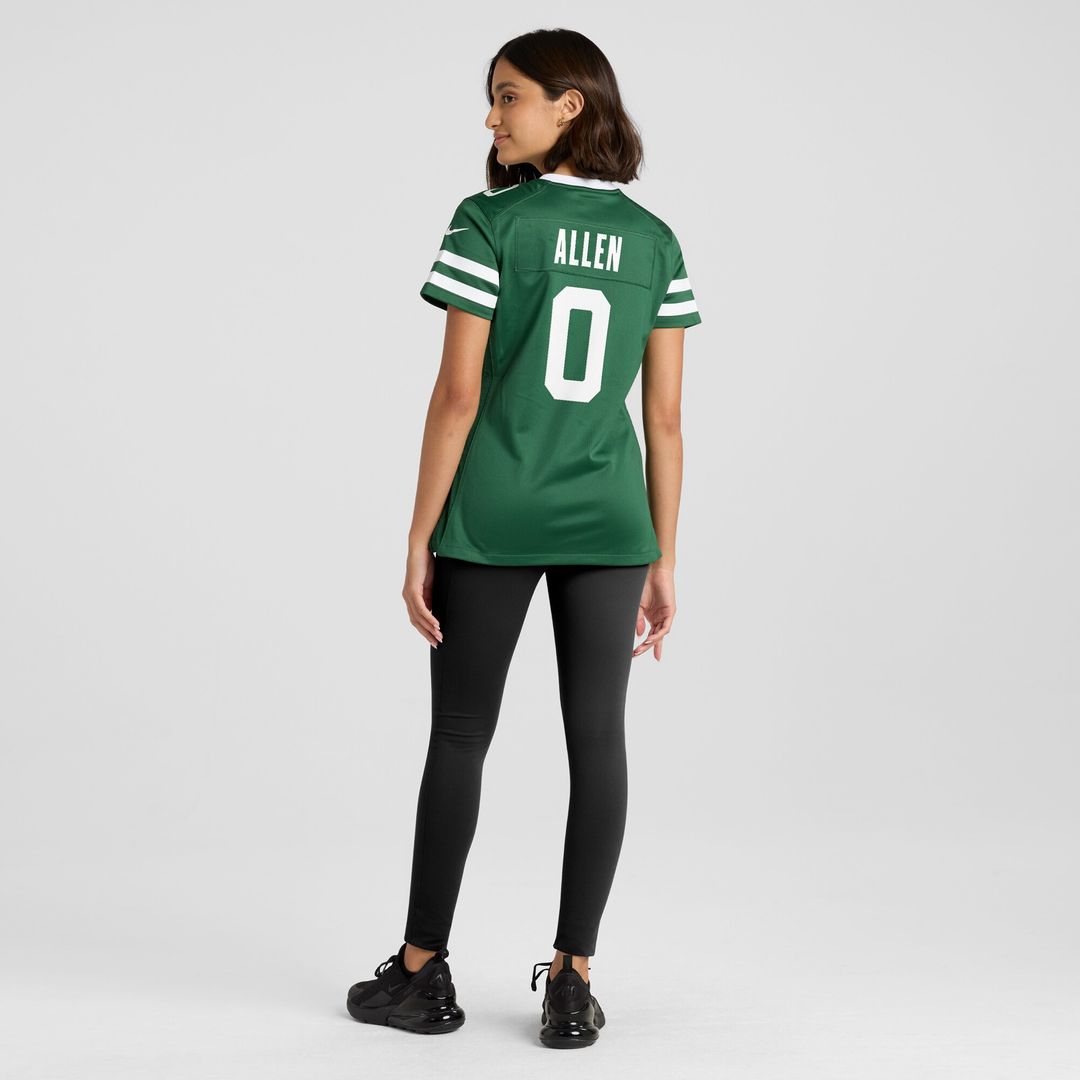 Braelon Allen New York Jets Women's Game Jersey - Legacy Green