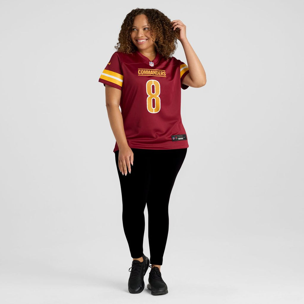 Marcus Mariota Washington Commanders Women's Team Game Jersey - Burgundy