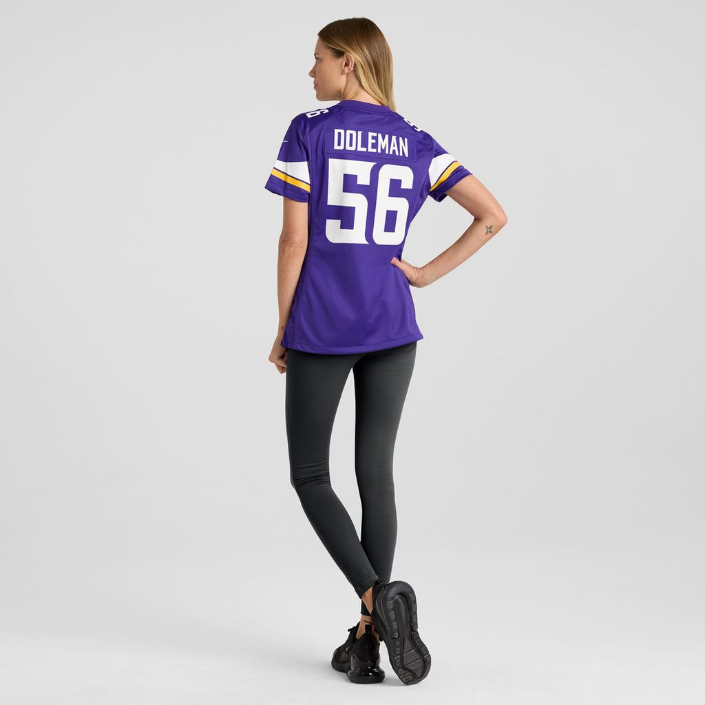 Chris Doleman Minnesota Vikings Women's Game Retired Player Jersey - Purple