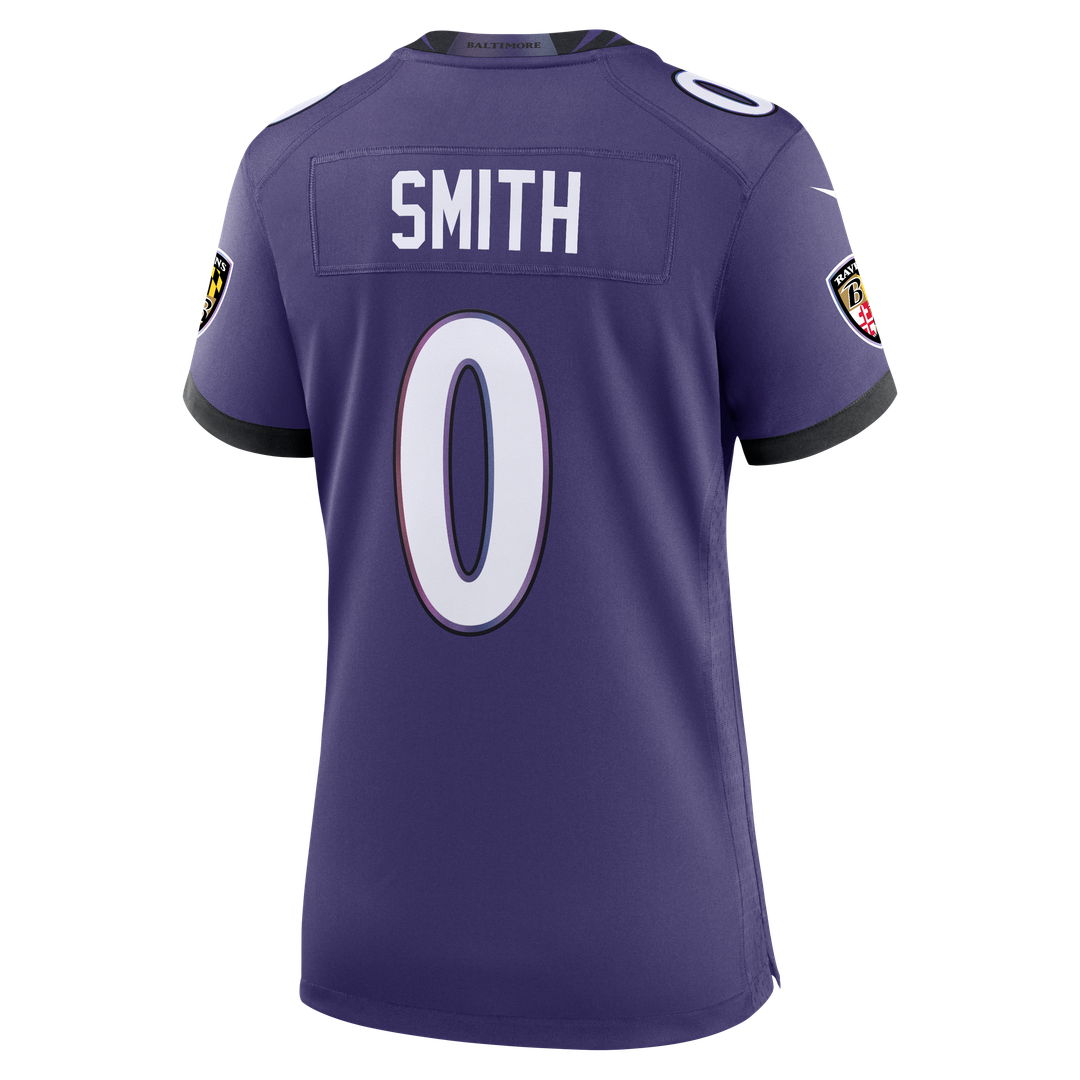 Roquan Smith Baltimore Ravens Women's Team Game Jersey - Purple