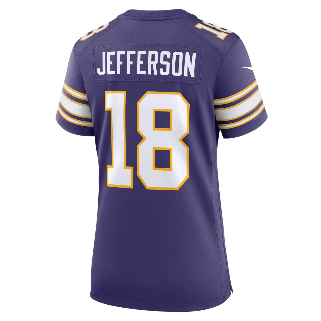 Justin Jefferson Minnesota Vikings Women's Player Jersey - Purple