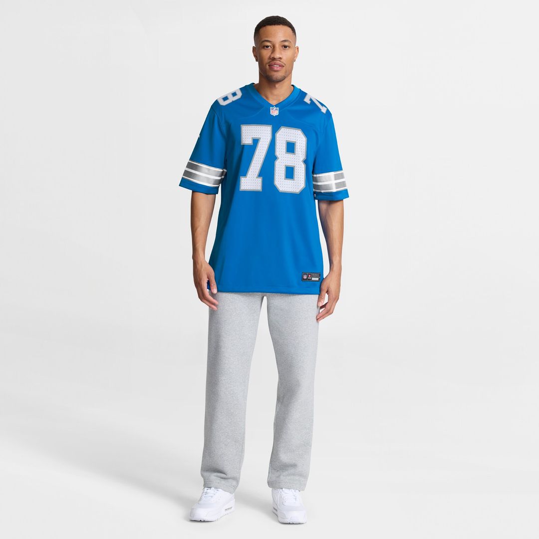 Ben Bartch Detroit Lions Team Game Jersey - Blue