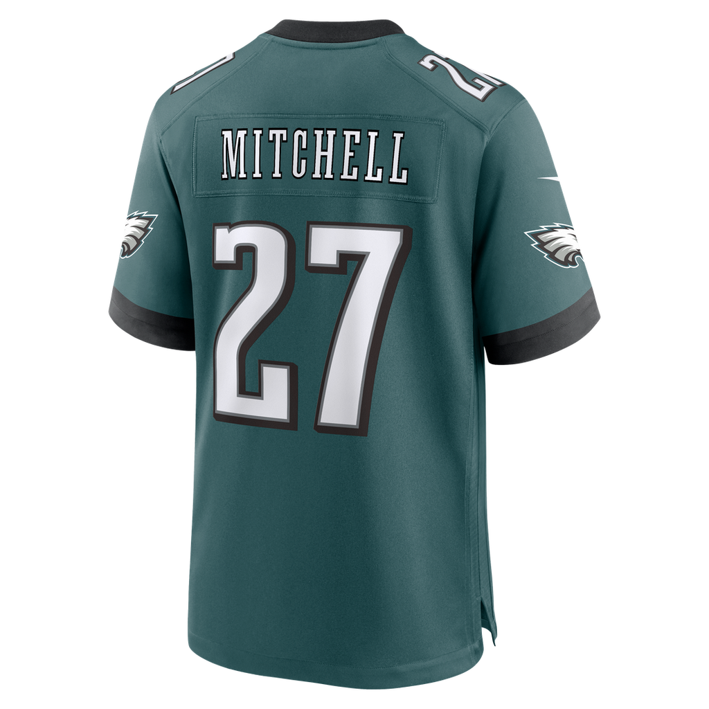 Quinyon Mitchell Philadelphia Eagles Team Game Jersey - Midnight Green