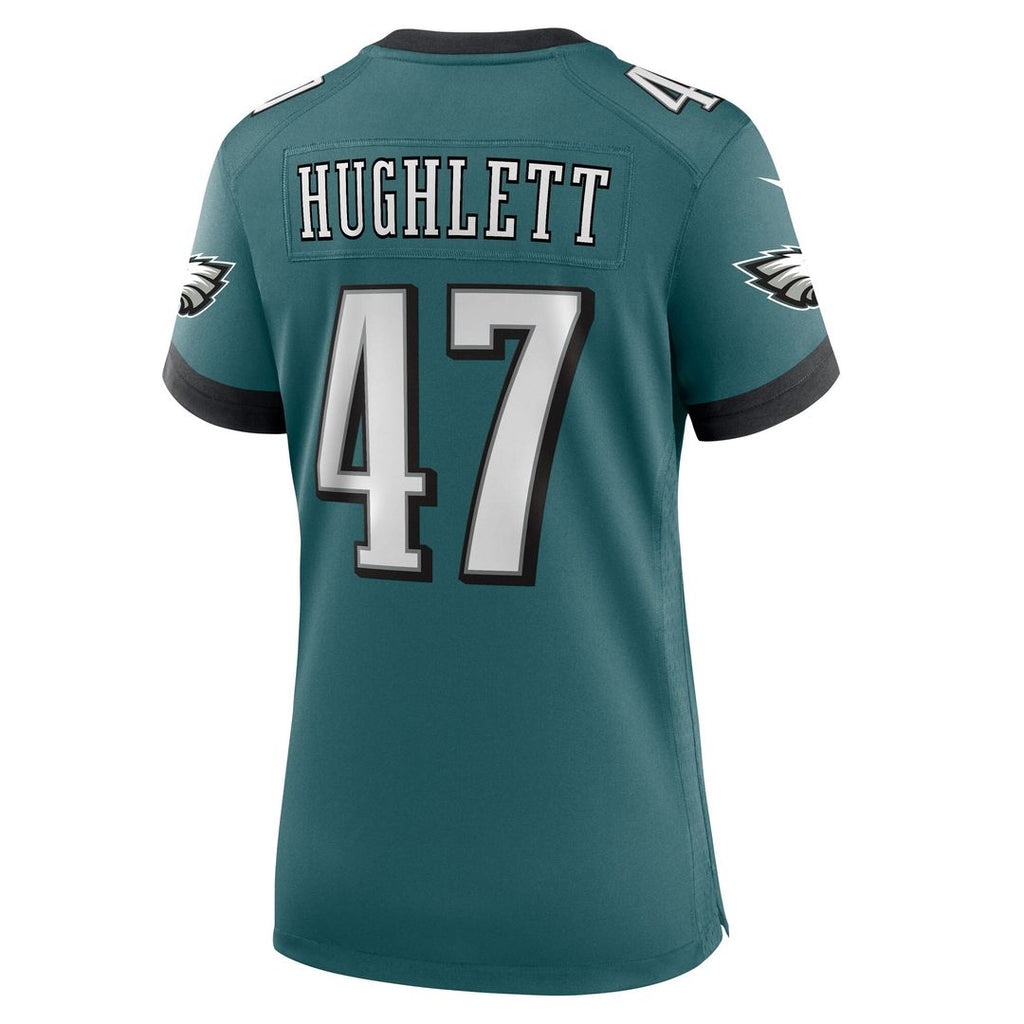 Charley Hughlett Philadelphia Eagles Women's Team Game Jersey - Midnight Green