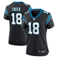 Jalen Coker Carolina Panthers Women's Team Game Jersey - Black