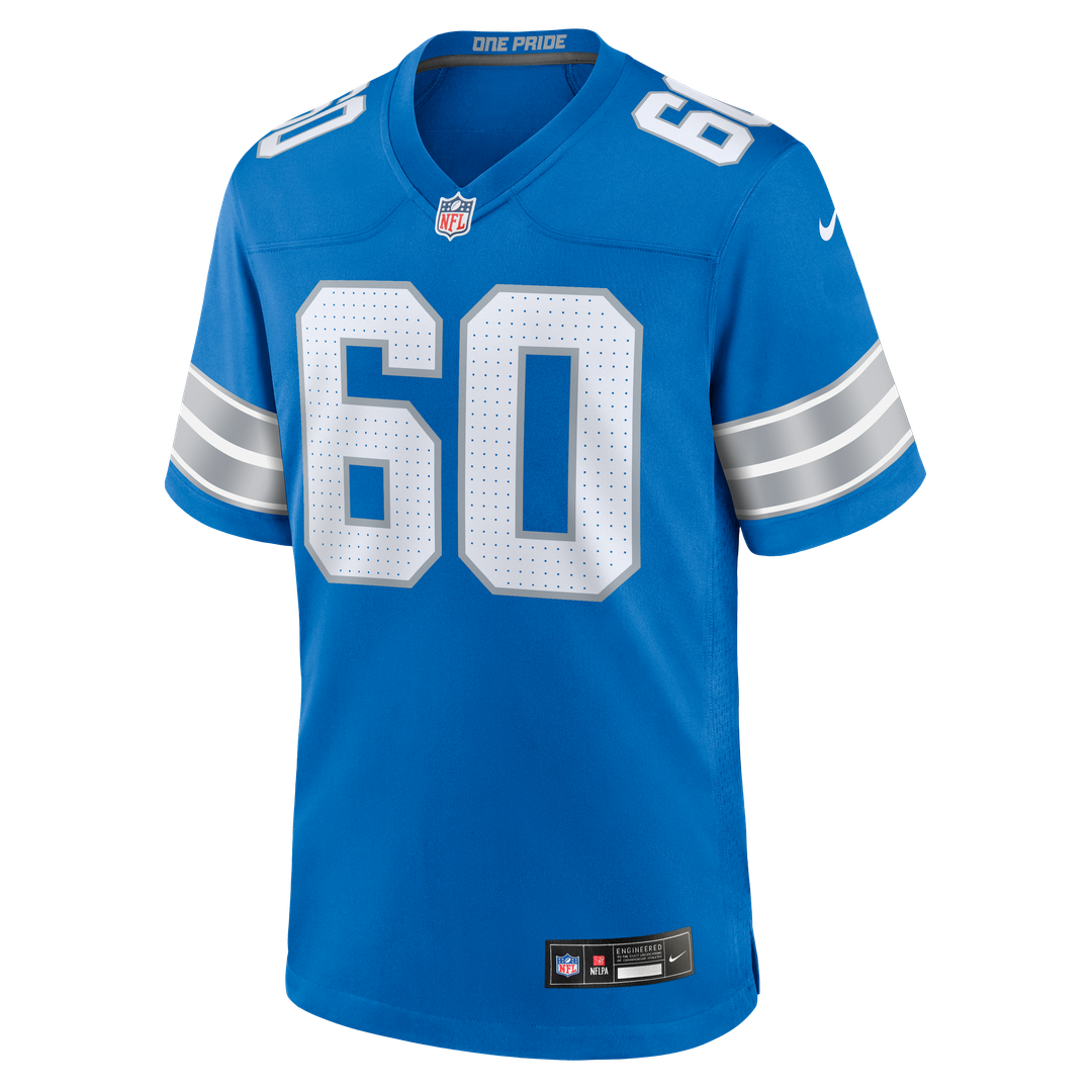 Graham Glasgow Detroit Lions Team Game Jersey - Blue