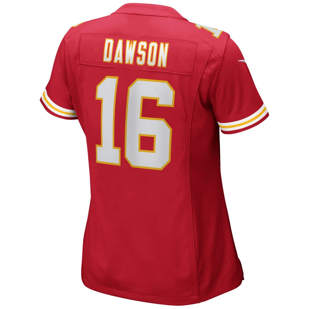 Len Dawson Kansas City Chiefs Women's Game Retired Player Jersey - Red