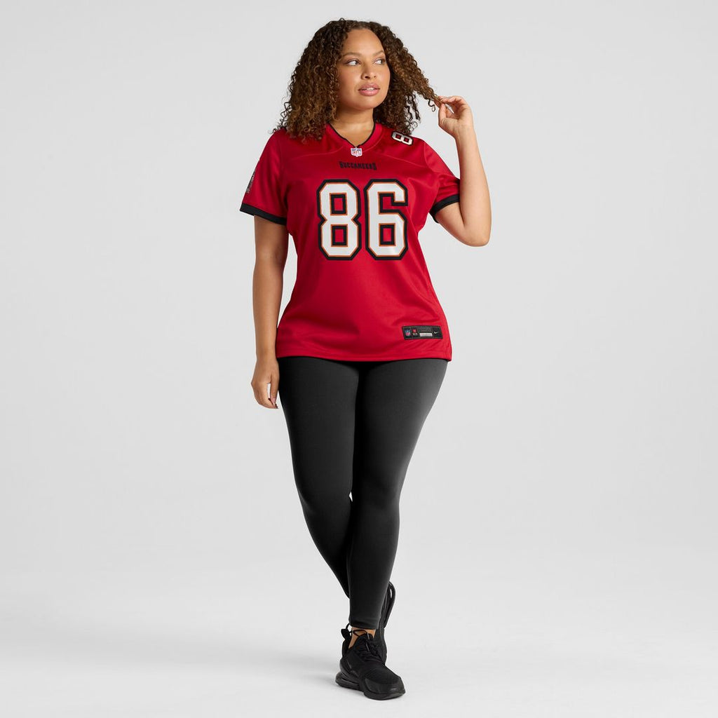 Evan Deckers Tampa Bay Buccaneers Women's Team Game Jersey - Red