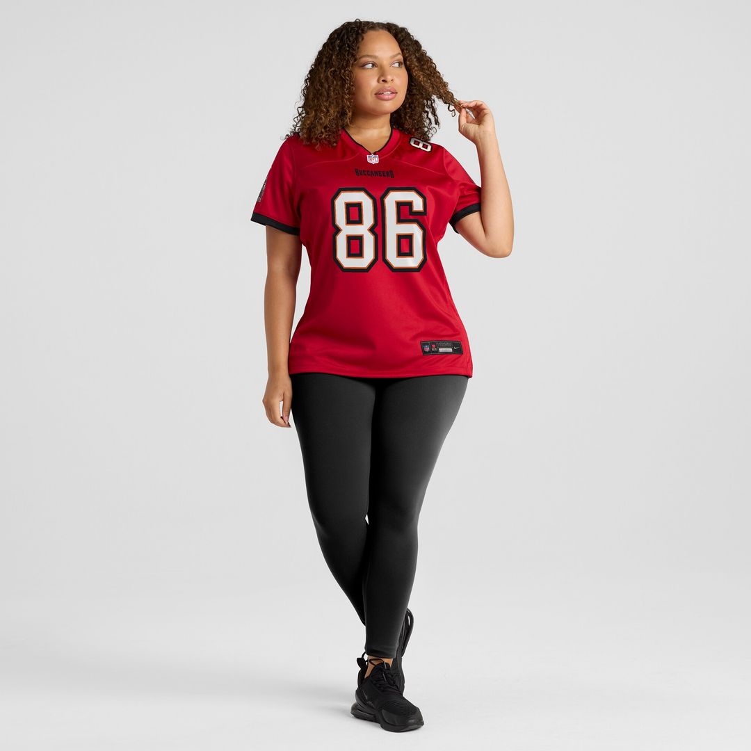 Evan Deckers Tampa Bay Buccaneers Women's Team Game Jersey - Red