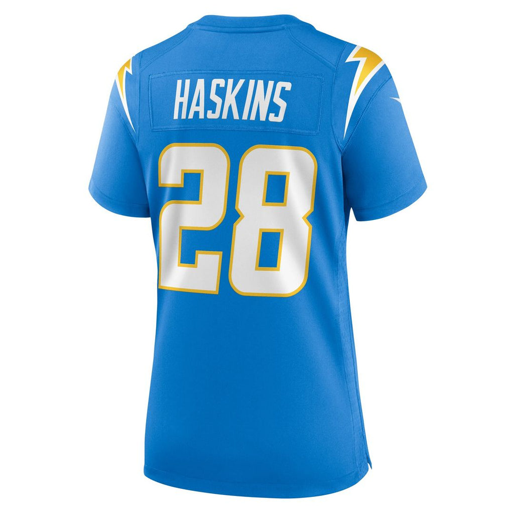 Hassan Haskins Los Angeles Chargers Women's Game Jersey - Powder Blue