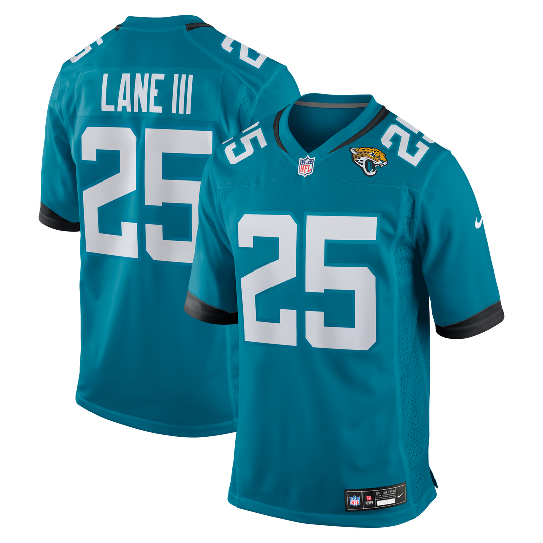 Rayuan Lane III Jacksonville Jaguars Team Game Jersey - Teal